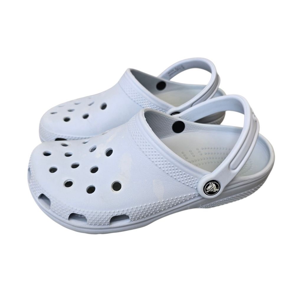 CROCS M 5/W 7 Classic Clog Mineral Blue Sandals